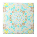 Search for mosaic flower tiles Abstract