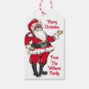 Search for black santa claus gift tags Whimsical
