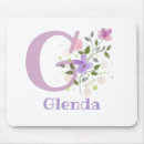Search for monogram g mousepads Floral