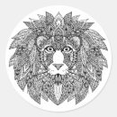 Search for lion head stickers Mandala
