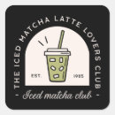 Search for iced latte stickers Matcha