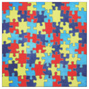 Search for autism awareness fabric Support