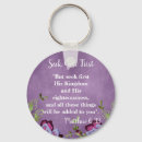 Search for flower blessings key rings Purple