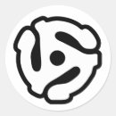 Search for 45 rpm adapter stickers Music