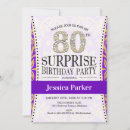 Search for purple gold white invitations Diamonds