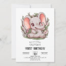 Search for elephant cartoon invitations Whimsical
