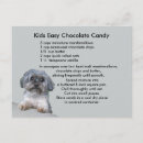 Search for childrens recipes postcards Chocolate