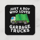 Search for garbage business cards Truck