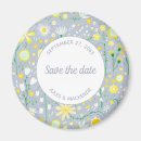 Search for blue floral save the dates Botanical