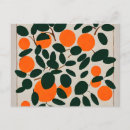 Search for orange fruit postcards Modern