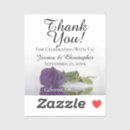 Search for kissing couple wedding stickers Thank you