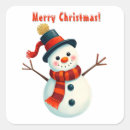 Search for cartoon snowman stickers Winter