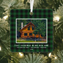 Search for housewarming christmas tree decorations Family name and year
