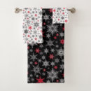 Search for red white christmas bath towels Winter