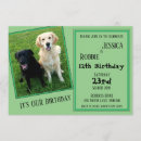 Search for green dog invitations Simple