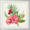 Search for hibiscus flower posters Red