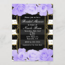 Search for purple rose bridal shower invitations Flowers