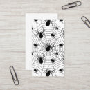 Search for spiderweb business cards Black