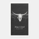 Search for skull wedding napkins Rustic