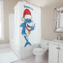 Search for shark shower curtains Funny