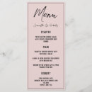 Search for pink menus Simple