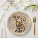 Search for cat paper plates Retro