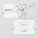 Search for wildflower business cards Typography