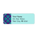 Search for scottish plaid return address labels Pattern