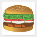 Search for hamburger stickers Food