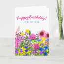 Search for blue floral birthday cards Best friend