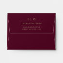Search for monogrammed wedding envelopes Classic