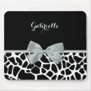 Search for black white silver mousepads Girly