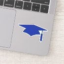 Search for graduation cap and tassel stickers Blue