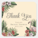 Search for tropical bridal shower stickers Hibiscus