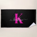 Search for hot pink beach towels Initial