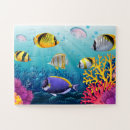 Search for tropical fish puzzles Sealife