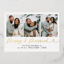 Search for our first married christmas cards Minimal