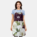Search for maroon aprons Floral