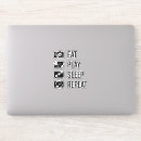 Search for eat sleep game stickers Gamer