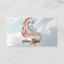 Search for long business cards Salon