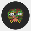 Search for afro hair stickers Juneteenth
