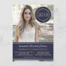 Search for blue and gold graduation invitations Modern
