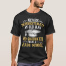 Search for never underestimate an old man tshirts Graduation