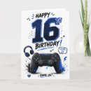Search for boys 16th birthday cards For him