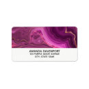 Search for amethyst return address labels Trendy