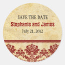 Search for vintage lace wedding stickers Damask