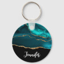 Search for teal abstract key rings Gemstone
