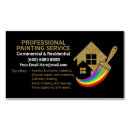Search for house painter business cards Residential
