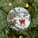 Search for barn christmas tree decorations Snow