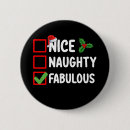 Search for funny christmas badges Santa